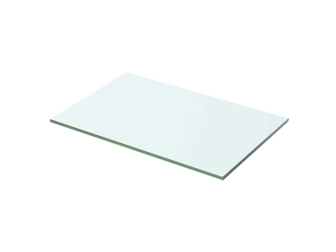 Estante de cristal transparente de 50 x 25 cm para decoración del hogar