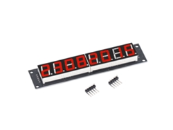 Módulo de pantalla LED de 7 segmentos y 8 dígitos con chip controlador 74HC595 de 0,56 pulgadas, rojo, 5 V