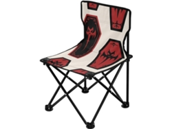 Silla de camping Alipis de hierro, tela, ligera y resistente, con patas plegables para camping y barbacoas.