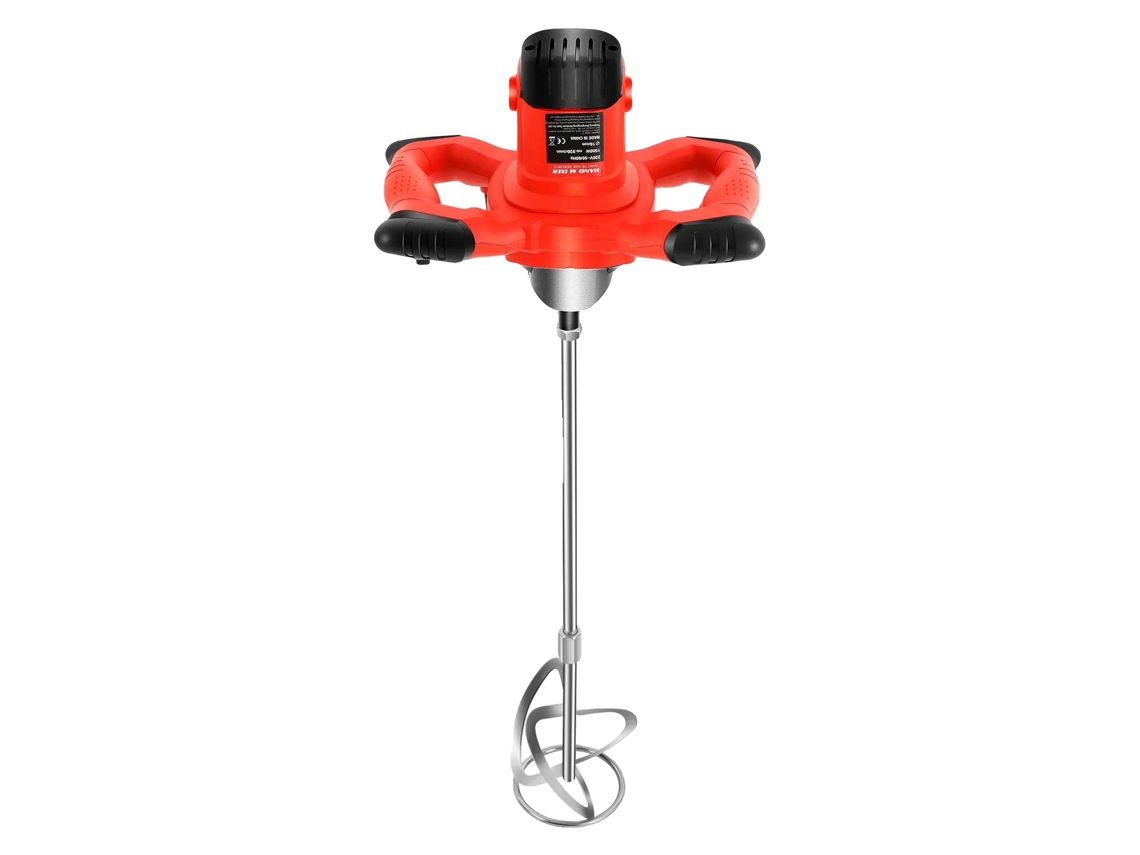 Hormigonera, 1500 W de potencia, velocidades ajustables, roja OEM.