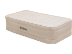 Cama Hinchable Individual BESTWAY 191x97x46 cm Inflador Integrado Fortech Beige