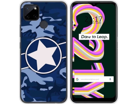 Carcasa Realme C21Y / C25Y TUMUNDOSMARTPHONE Camuflaje 03 Multicolor