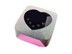 Lámpara UV inalámbrica para uñas de gel de 72 W, secador LED de diamante recargable con 5 configuraciones, temporizador, control táctil y GOKOCO