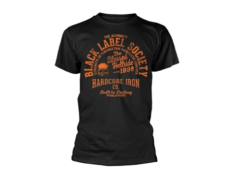 Camiseta ROCKINSTONE Black Label Society Hardcore Hellride (Algodón - XXXL)