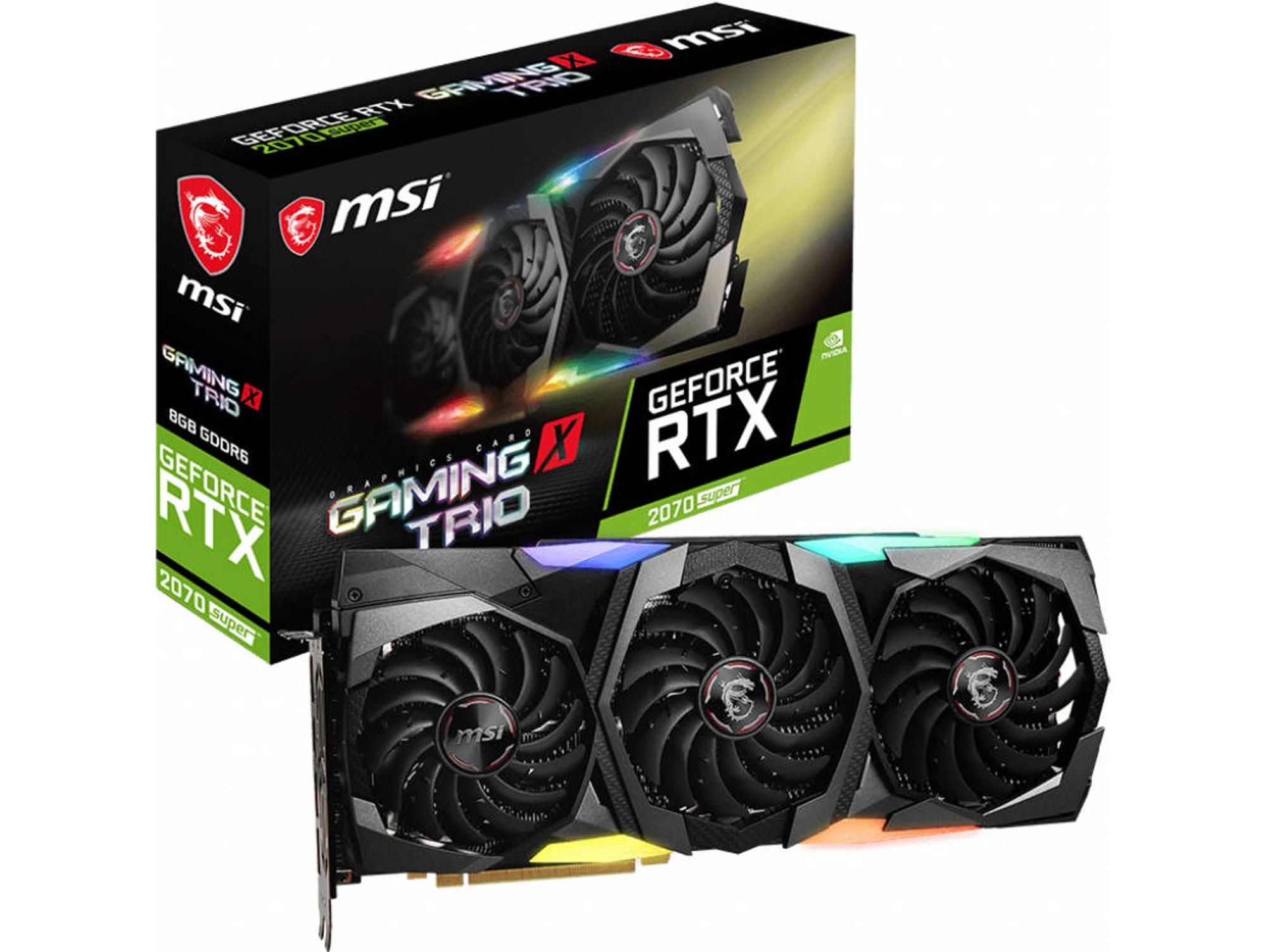 Tarjeta Gráfica MSI GeForce RTX 2070 SUPER (NVIDIA - 8 GB GDDR6)