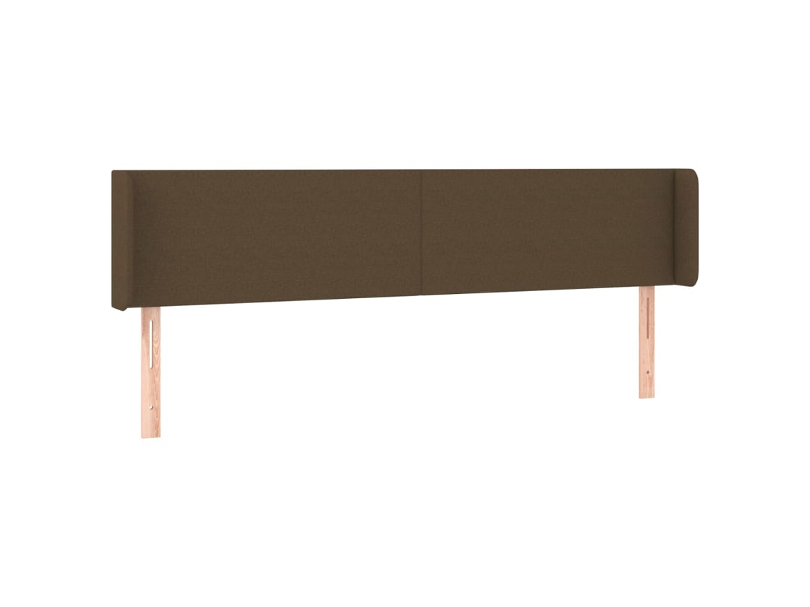 Maison Exclusive - Cabecero De Tela Gris Oscuro 183x16x78/88 Cm