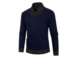 2026-jersey Casual De Manga Larga Con Bloques De Color Para Hombres Cuello En V