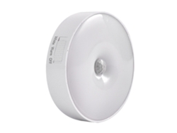 Luz LED de interior con sensor de movimiento, luz nocturna con encendido y apagado automático, recargable por USB, para armario.