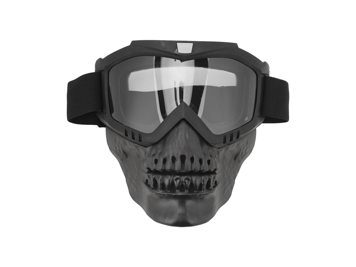 2026-gafas De Moto Skull Casco Moto Gafas De Ciclismo De Tierra Atv Offroad Carreras Hombre Mujer Transparente