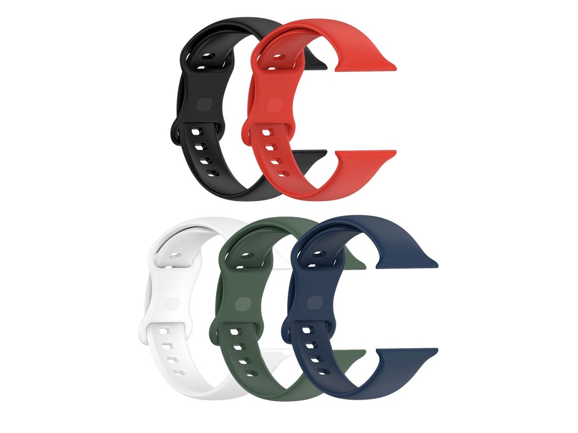 5 Piezas De Correa Suave De Reemplazo Para Apple Watch Iwatch Series De 38-44mm Pulsera
