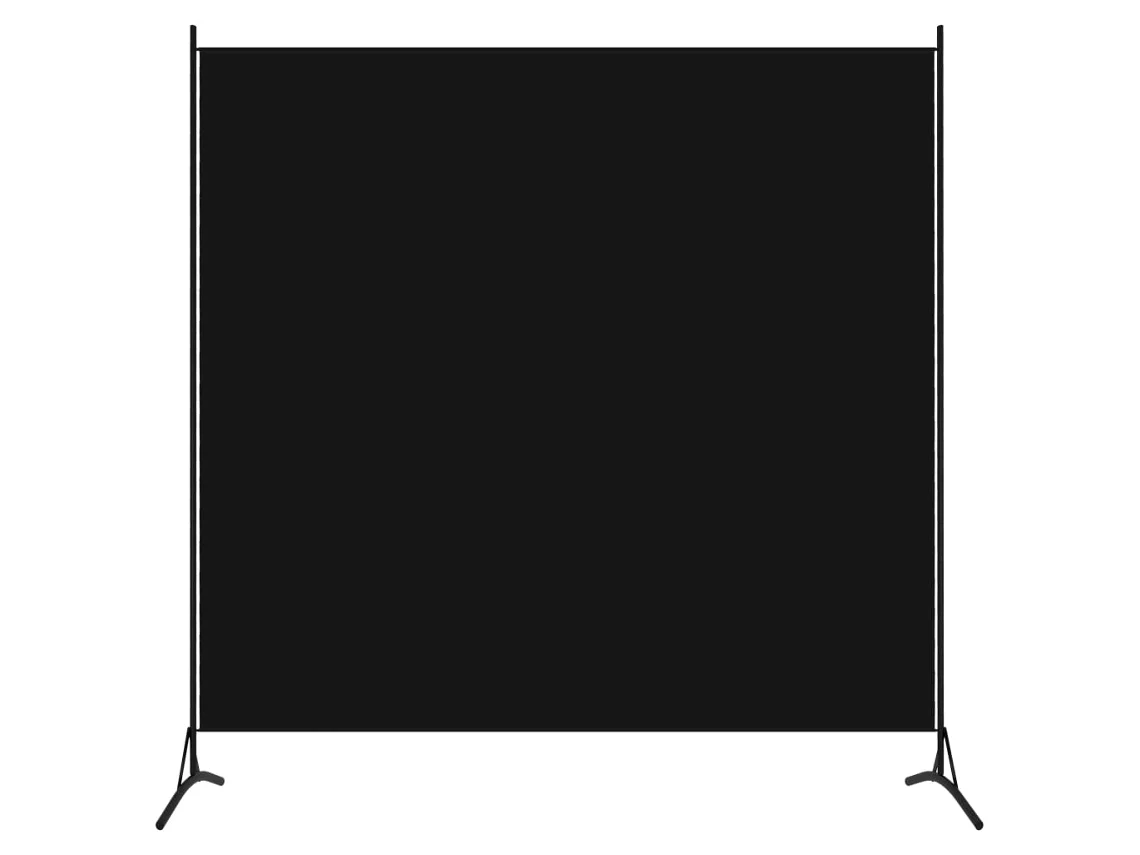 Separador LOVELY HOME con 1 Panel (Negro - 175 x 180 cm)