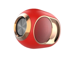 2026-altavoz Bluetooth 5.0 Subwoofer Estéreo Hi-fi Tws Inalámbrico Con Soporte Para Usb (rojo)