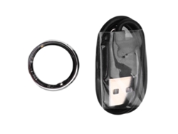 Anillo Deportivo Inteligente (agua Resistente, Múltiples Modos Deportivos) Anillo Con Incrustaciones De Diamantes Moda Portátil Cámara Bluetooth De Bajo Consumo Plata 10