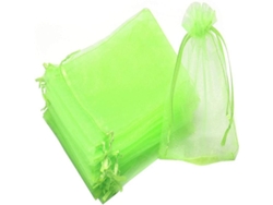 Bolsas protectoras Rebe-100 para frutas y verduras con malla antipájaros y antiplagas, reutilizables, Jqu Verde Fruta, 10x15cm