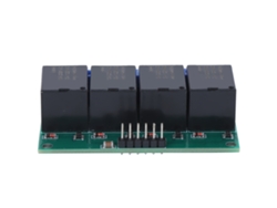 Módulo de relé biestável de 4 canais Veloriskku com interruptor de disparo com travamento automático, controle de E/S, MCU, 5V CC