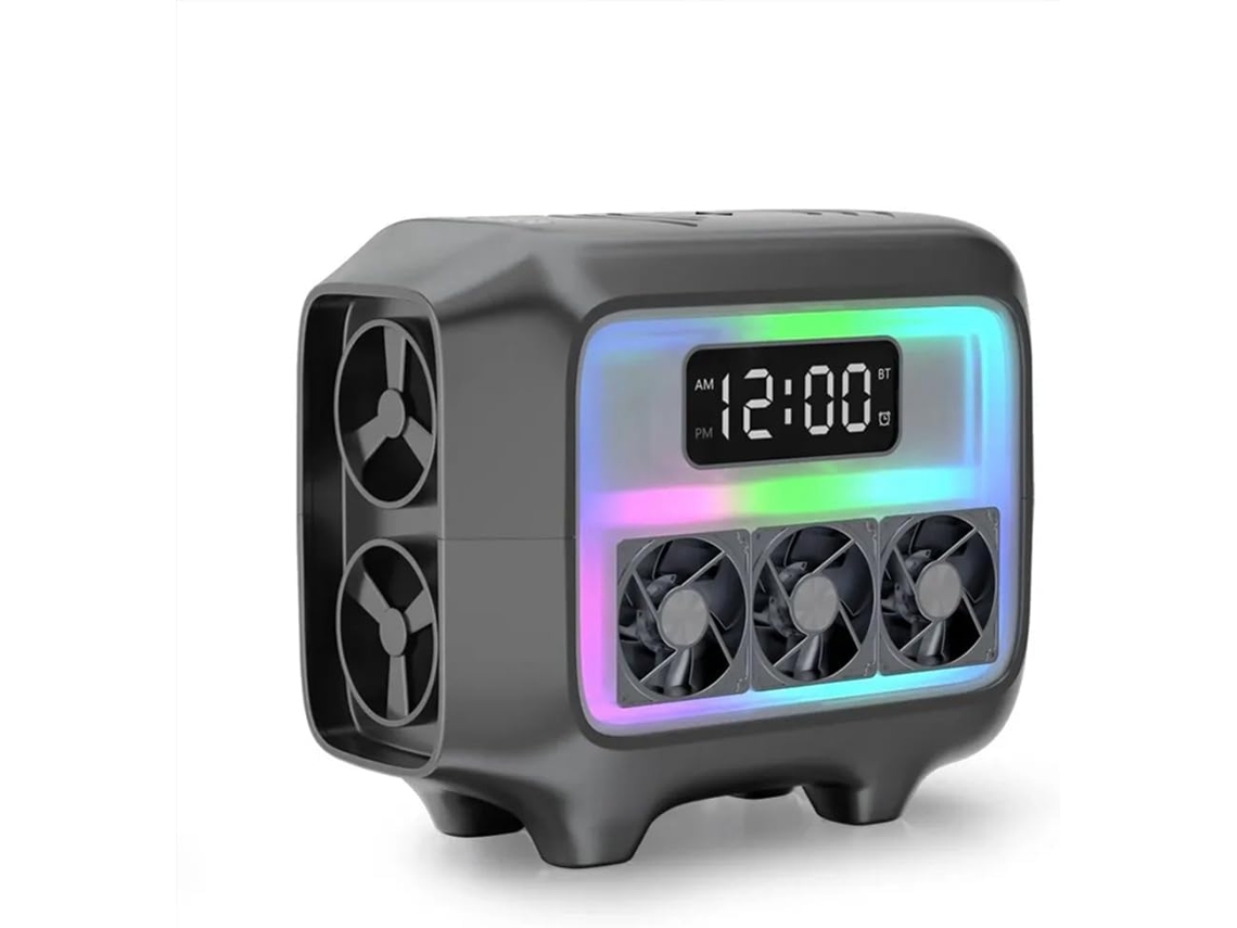 Base De Carga Para Altavoz Estéreo Bluetooth Con Luz Led Y Reloj Despertador. Estación De Carga Para Smartphone C.