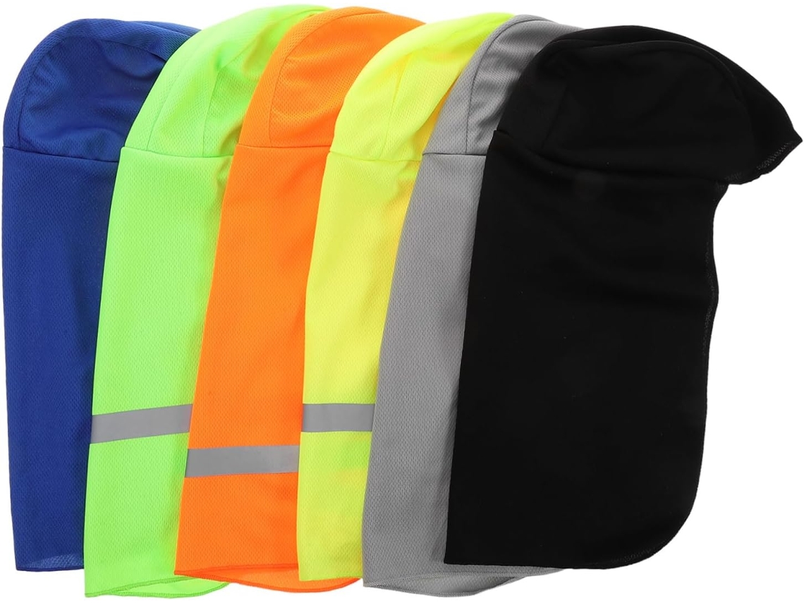 De 6 Piezas De Sombreros De Protección Solar Con Braga De Cuello Transpirable Para Actividades Al Aire Libre.
