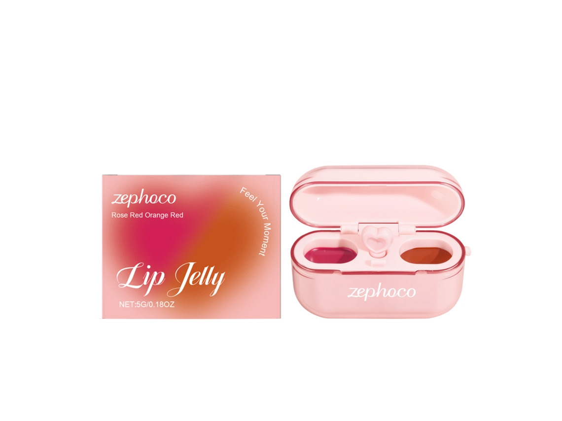 Lápiz labial brillante bicolor Jelly Gloss 01
