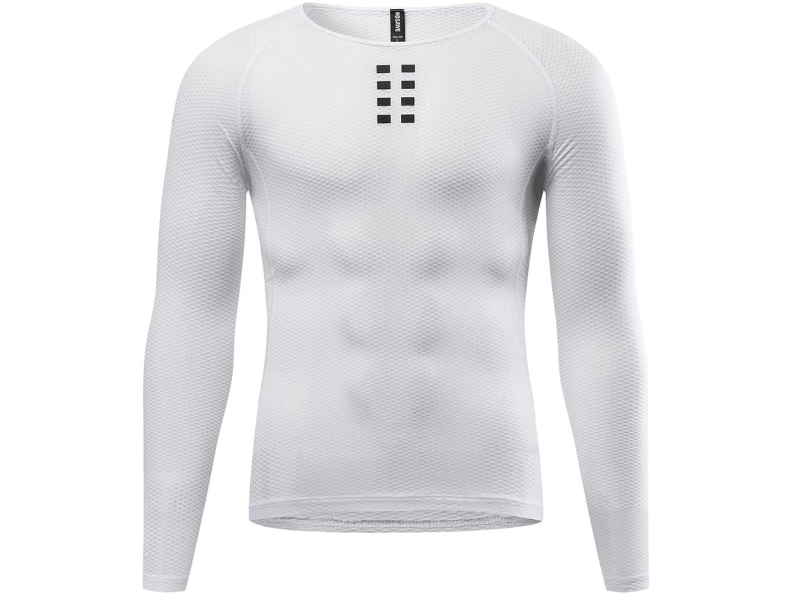 Camisa Base De Ciclismo Manga Longa Para Homem Seca Rápido Camiseta De Bicicleta Camisola De Treino