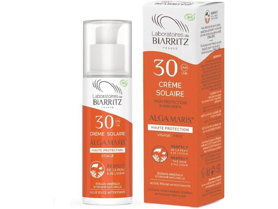 Protector Solar Facial LABORATÓRIOS DE BIARRITZ Alga Maris SFF 30 (50 ml)
