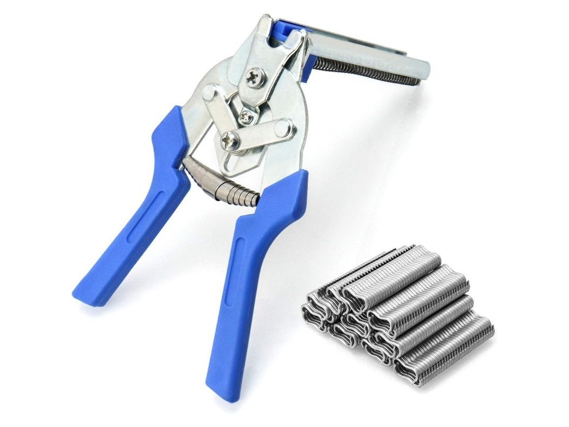 Abrazadera Rápida Para Malla Delgada, Clamp De Jardín, Acero De Calidad Con 600 Clip Para Jaulas Y Cerca