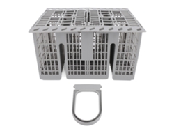 Cesta multifuncional para cubiertos de PP para lavavajillas con soporte para copas de vino