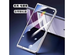 (oppo Find N6 Plata Electrochapada) Cubierta Frontal De Privacidad Con Película Integrada