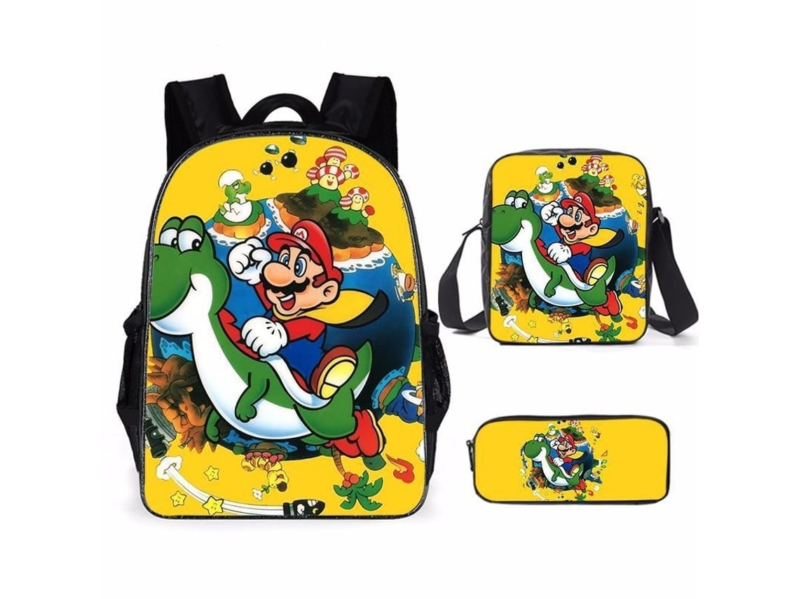 Conjunto de mochila para estudiantes Mario23 (conjunto de tres piezas)*
