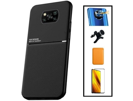 Funda y Protector Xiaomi Redmi Poco X3 Pro PHONECARE Magnetic Lux Negro