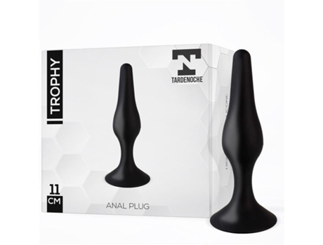 Plug Anal 11 Cm Silicona Negro TARDENOCHE