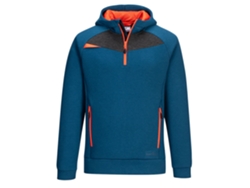 Sudadera con capucha y cremallera de un cuarto Dx4 – Comodidad y estilo para profesionales Negro / S