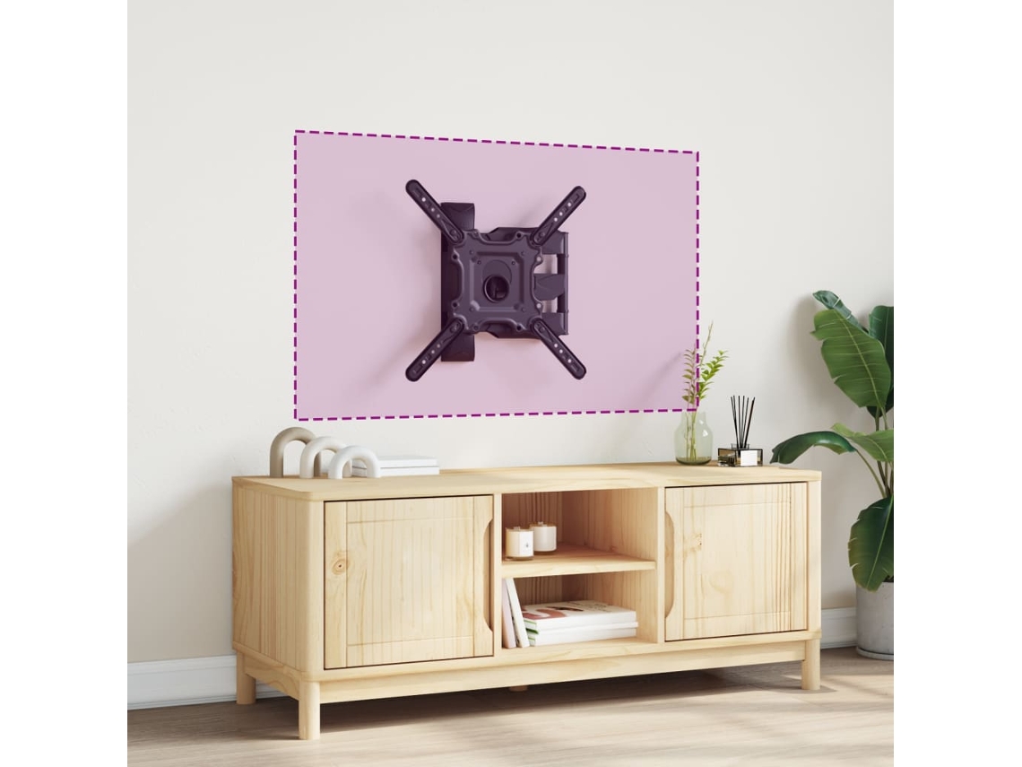 Soporte de pared para TV | Mueble para TV | Soporte para TV para pantallas de 32 a 55 pulgadas. VESA máximo: 400 x 400 mm. Peso: 35 kg.