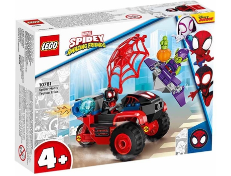 LEGO LEGO Spìdey Miles Morales Tecnotrike de Spiderman (Edad Mínima: 4)