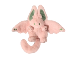 Lindo Conejito De Peluche Relleno De Algodón Pp, Con Alas Y Cola Larga, Juguete Para Niños Y Adultos, Color Rosa.