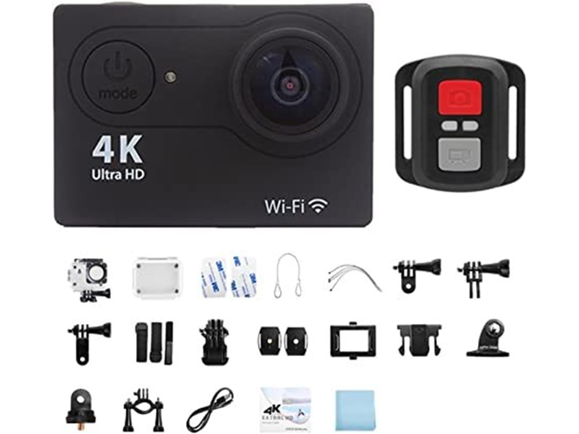 Cámara De Acción 4k Con Estabilización De Imagen, 30 Fps, Pantalla De 2,0 Puntos, Pantalla Jusqu'à M (con 32g