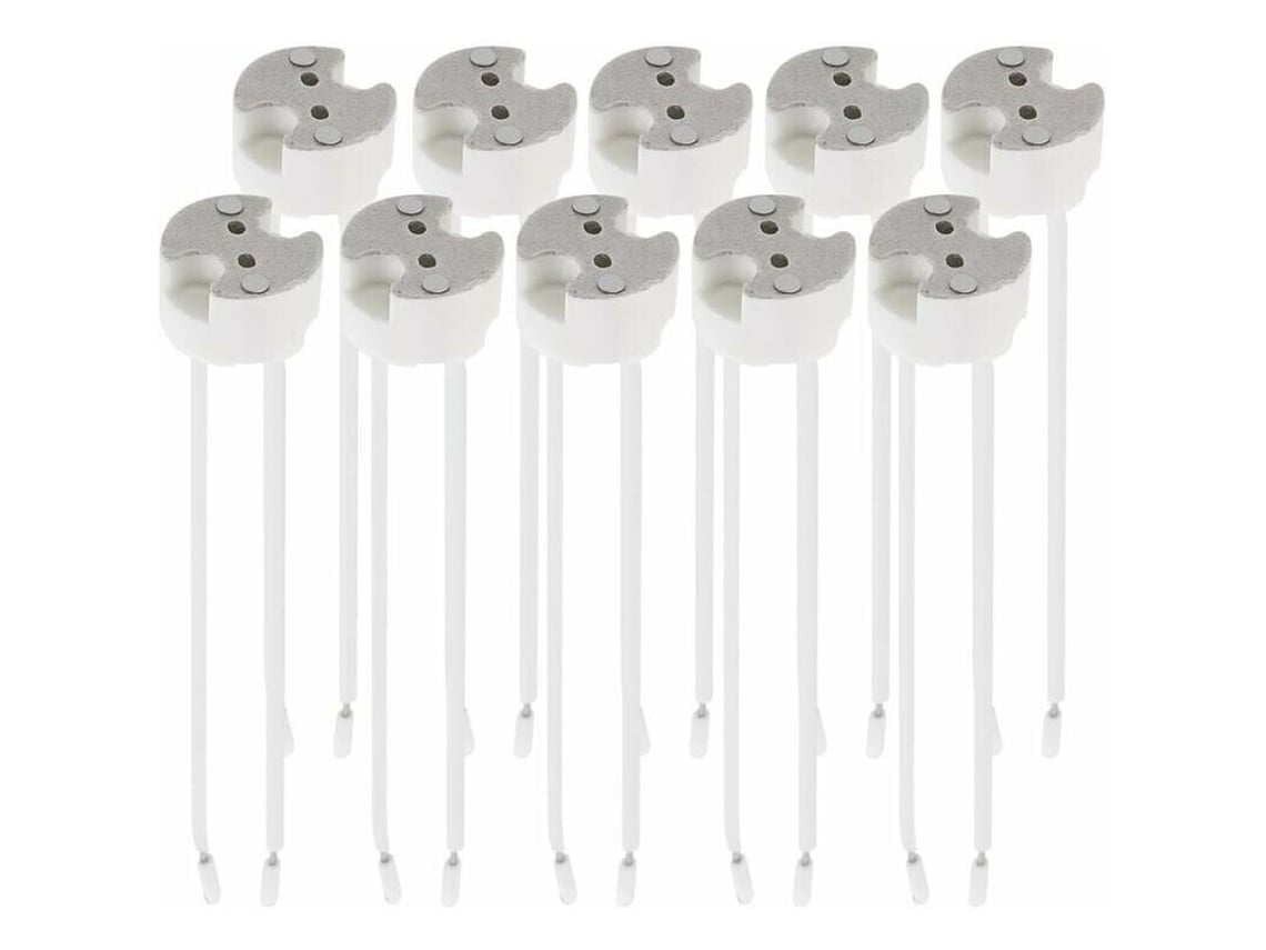 Paquete De 10 Portalámparas Gu5.3 - Portalámparas Gu5.3 O Mr16 - Soporte Con Cable