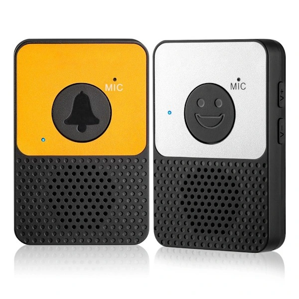 Timbre Con Intercomunicador Inalámbrico D30 Con Volumen Ajustable Y Comunicación Bidireccional. Brilvibera_gsg