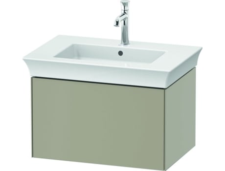 DURAVIT Tulip blanco, mueble de baño montado en la pared, ancho 684 x profundidad 458mm, con 1 extractor, con tecnología de punta, WT42410