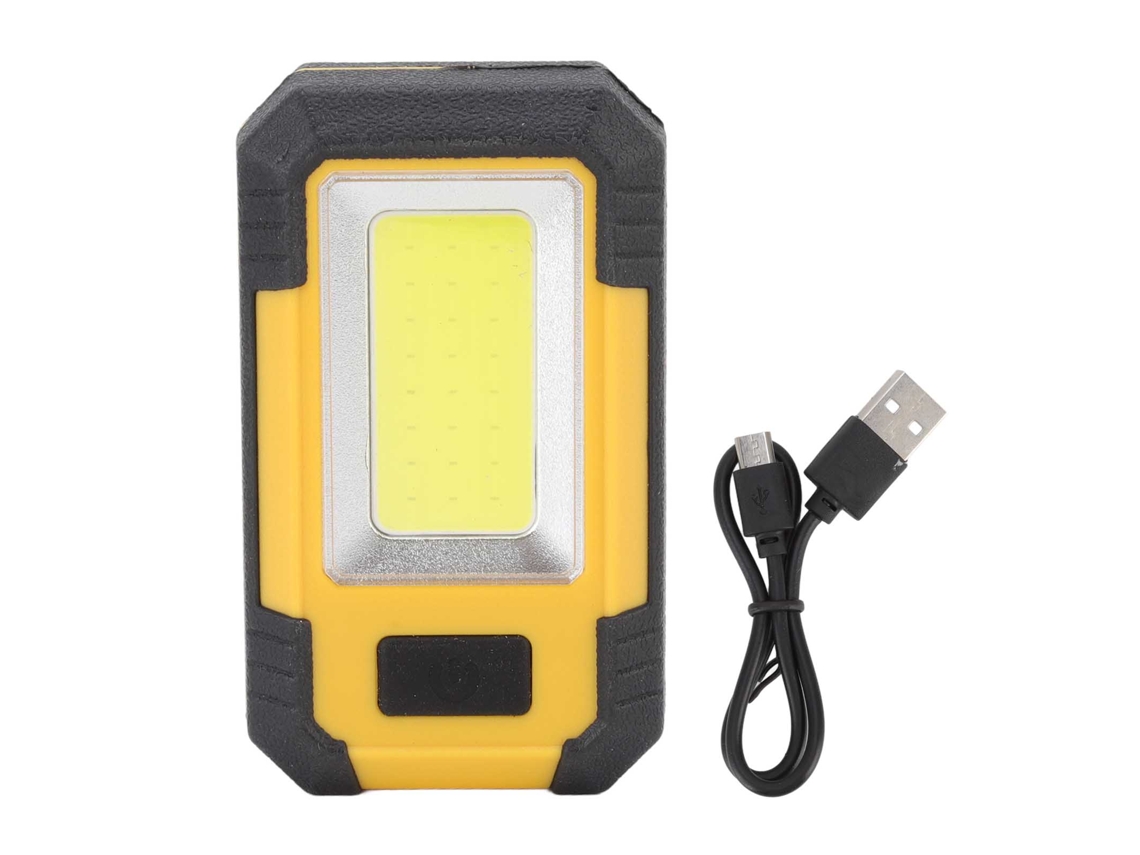 2026-linterna Recargable 4800mah De Trabajo Cob Con 3 Modos Luz Magnética Abs Para Camping Exterior Mantenimiento
