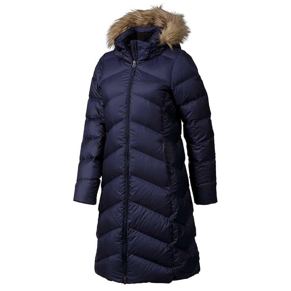 Wms Montreaux Coat chaqueta de plumas aislante ligera 700 pulgadas abrigo para exteriores anorak resistente al agua viento mujer marmot casaco azul esquí