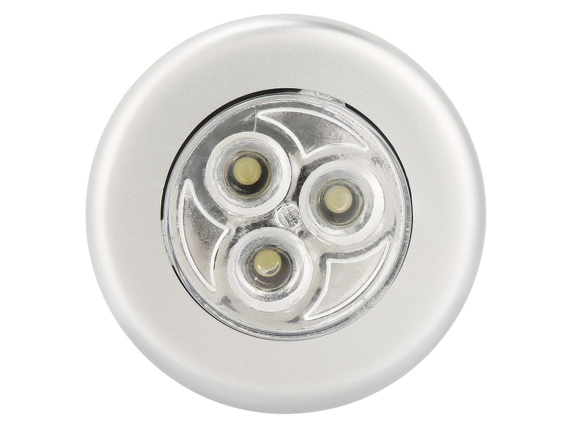 Yncm2026-lámpara De Toque Con 3 Leds Para Armario Gabinete Cocina Luz Blanca Hogar