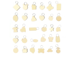 30 Llaveros De Madera En Blanco Al Por Mayor Para Grabado Láser, Accesorios De Regalo Diy Y Decoración.