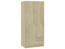 Armario MAISON EXCLUSIVE en derivados de madera de roble Sonoma (80x52x180 cm)