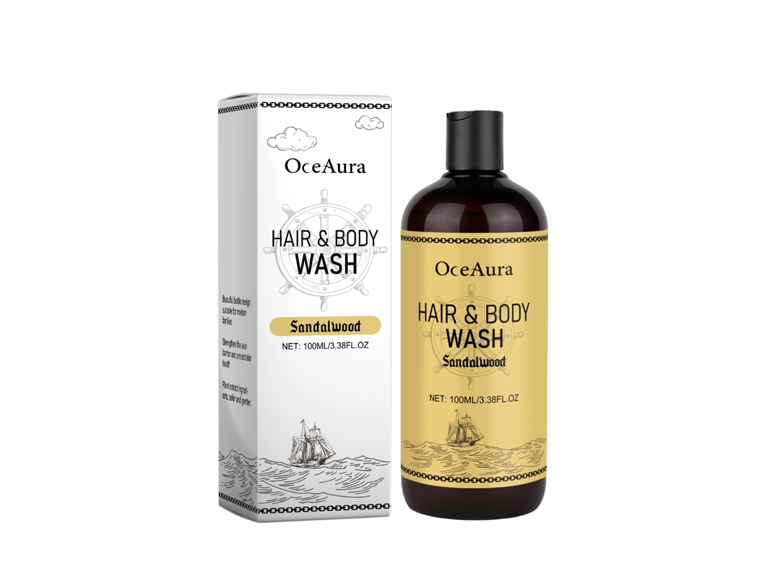 Champú y gel de ducha 2 en 1 para cabello y piel.