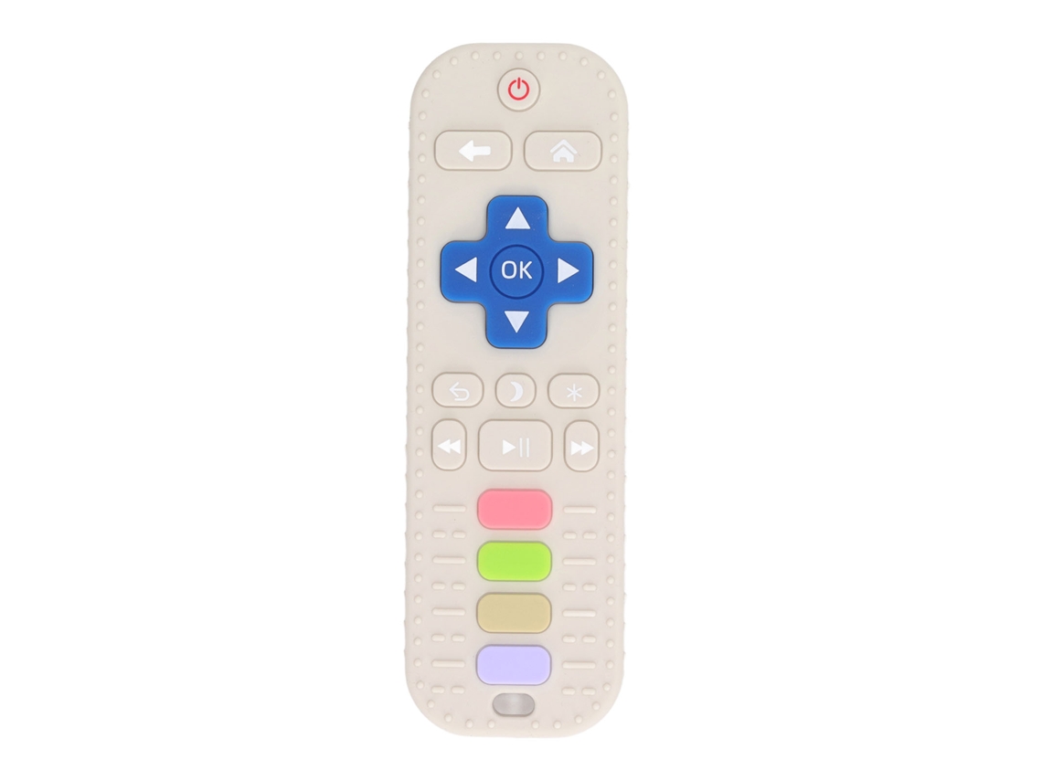Chupeta De Silicone Para Bebê Formato Controle Remoto Massagem Gengivas Segura