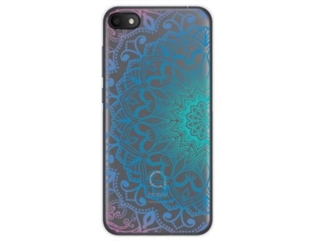 Carcasa Alcatel 1V 2019 TUMUNDOSMARTPHONE Dibujos Transparente Multicolor