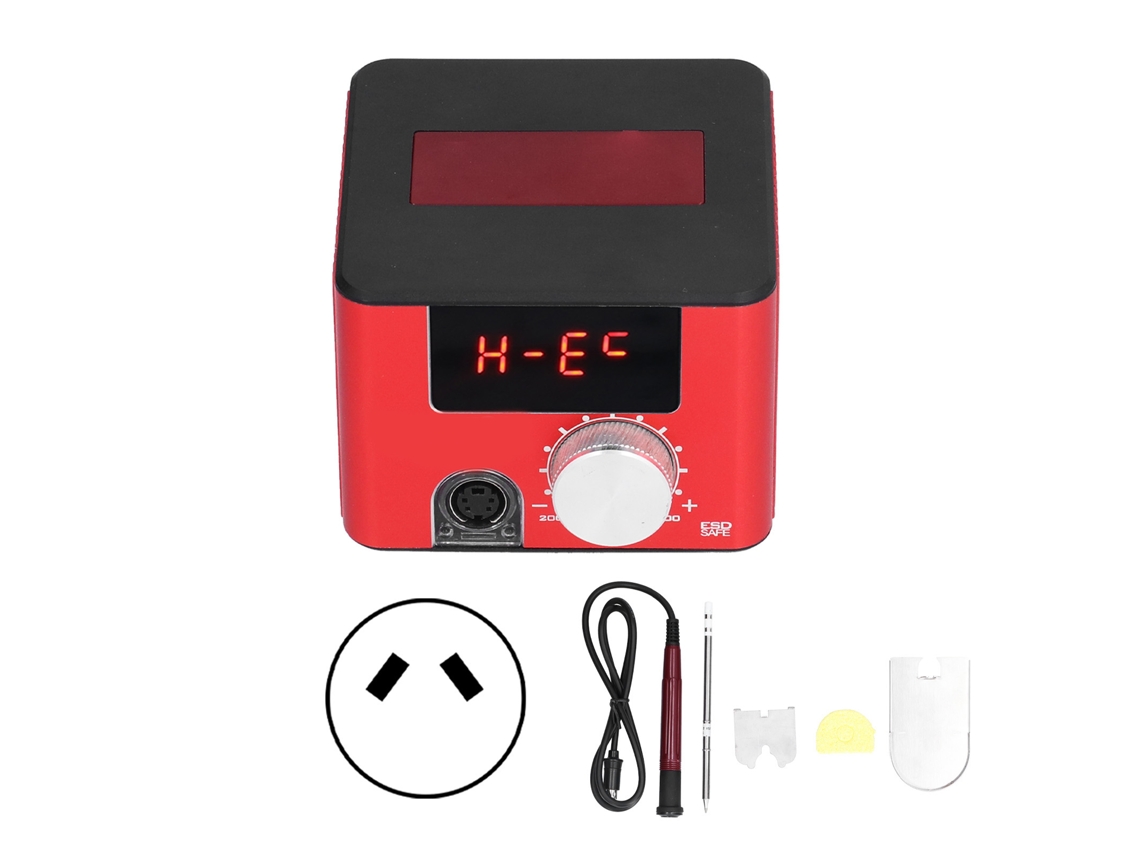 Estación De Soldadura Con Soldador De Temperatura Ajustable Y Pantalla Digital - Kit De Herramientas Para Bricolaje