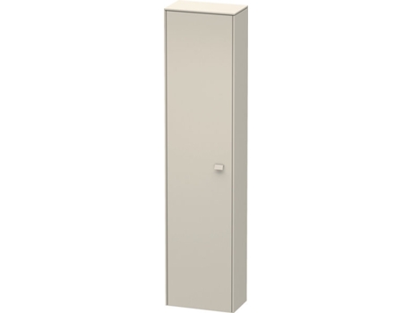 Armario DURAVIT Brioso alto 177,0x42,0x24,0 cm 1 puerta abatible a la izquierda 1 balda de madera 3 baldas de cristal