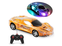 Ats-coche De Control Remoto A Escala 1:24 Para Niños Resistente A Caídas Con Luces Y Música Juguete Rc