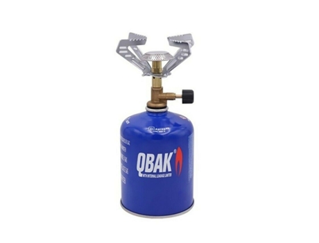 Hornillo estufa camping gas cocina acampada camp playa + Cartucho 450gr QBAK